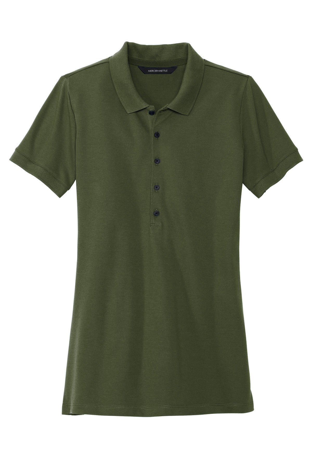 Front View of TownsendGn Mercer+Mettle Women's Stretch Heavyweight Pique Polo MM1001