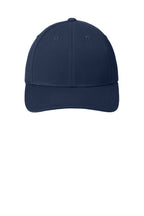Front View of True Navy Sport-Tek Dry Zone Nylon Cap. STC10