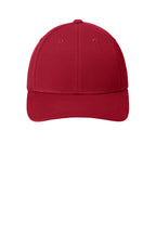 Front View of True Red Sport-Tek Dry Zone Nylon Cap. STC10