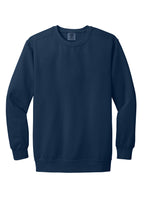 Front View of TrueNavy COMFORT COLORS Ring Spun Crewneck Sweatshirt. 1566