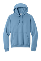Front View of TundraBlu Port & Co Core Fleece Pullover Hooded Sweatshirt. PC78H