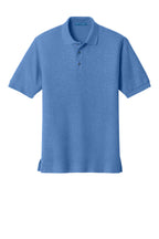 Front View of Ultramrne Blue Port Authority Silk Touch Polo K500