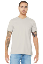Front View of Vintage White BELLA+CANVAS Unisex Jersey Short Sleeve Tee. BC3001