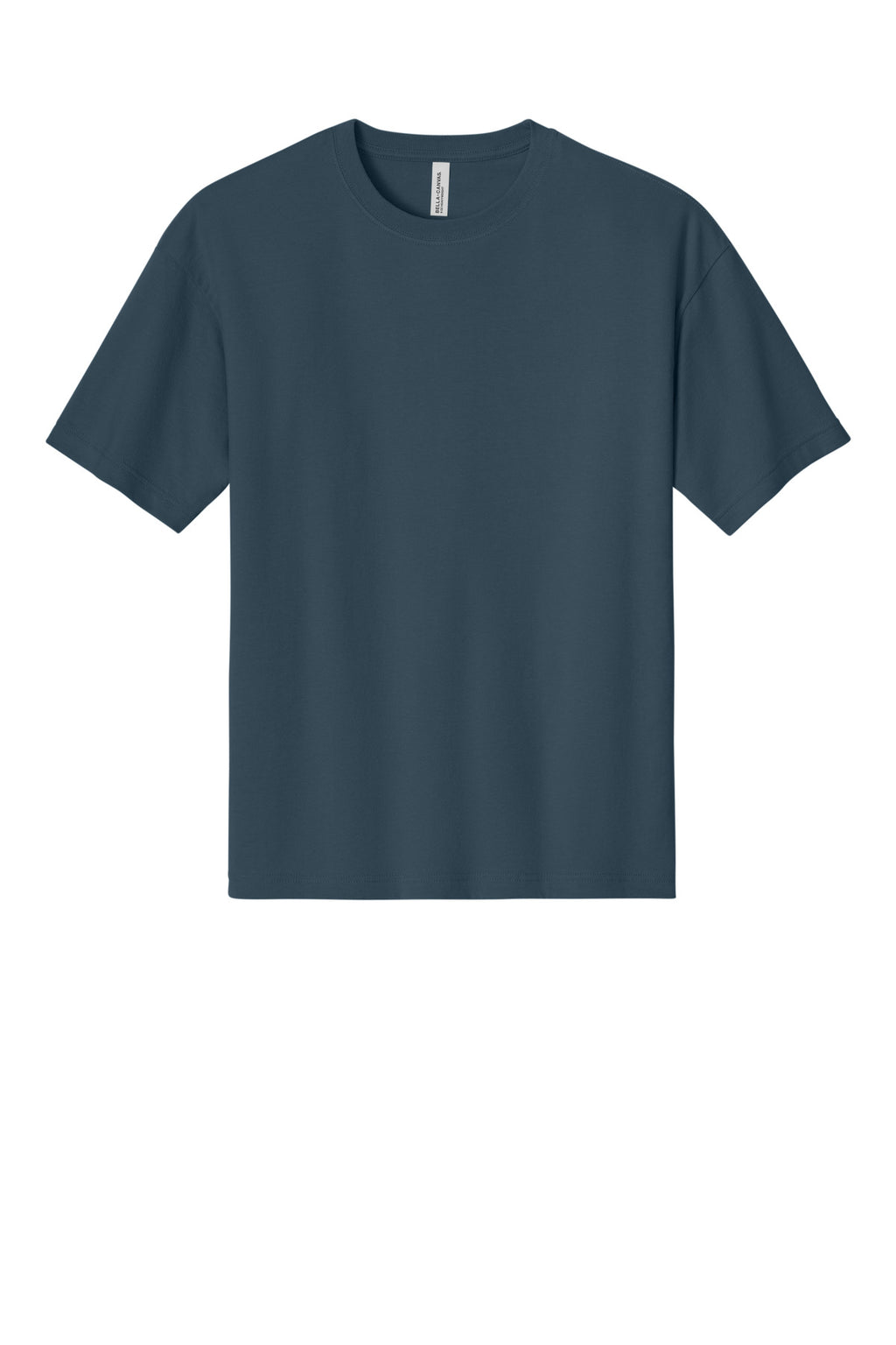 Front View of VtgNavy BELLA+CANVAS Unisex 6-Ounce Heavyweight Tee BC3010