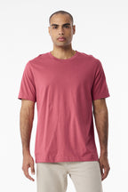 Front View of VtgRed BELLA+CANVAS Unisex Jersey Short Sleeve Tee. BC3001