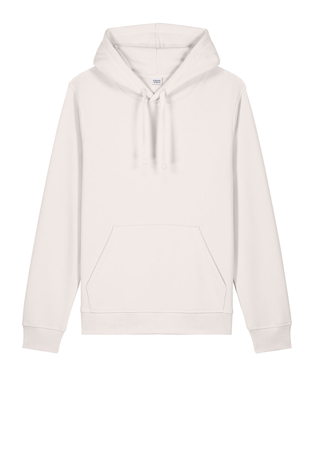 Front View of VtgWhite Stanley/Stella Unisex Drummer 2.0 Hooded Sweatshirt SXU009