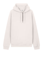 Front View of VtgWhite Stanley/Stella Unisex Sounder Hooded Sweatshirt SXU012