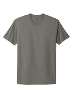 Front View of WarmGray Next Level Apparel Adult Cotton Tee. NL3600