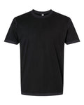 Front View of Washed Black Soft Wash T-Shirt - 3600SW