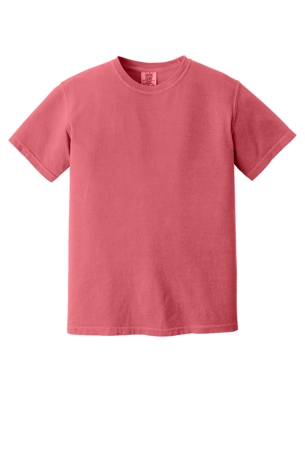 Front View of Watermelon COMFORT COLORS Heavyweight Ring Spun Tee. 1717