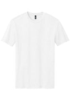 Front View of White District Perfect Blend CVC Tee. DM108