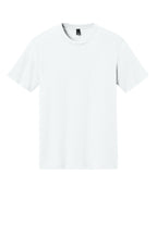Front View of White District Perfect Tri Tee. DM130