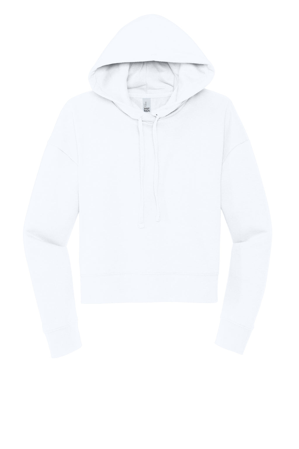 Front View of White District Women's V.I.T. Fleece Hoodie DT6101