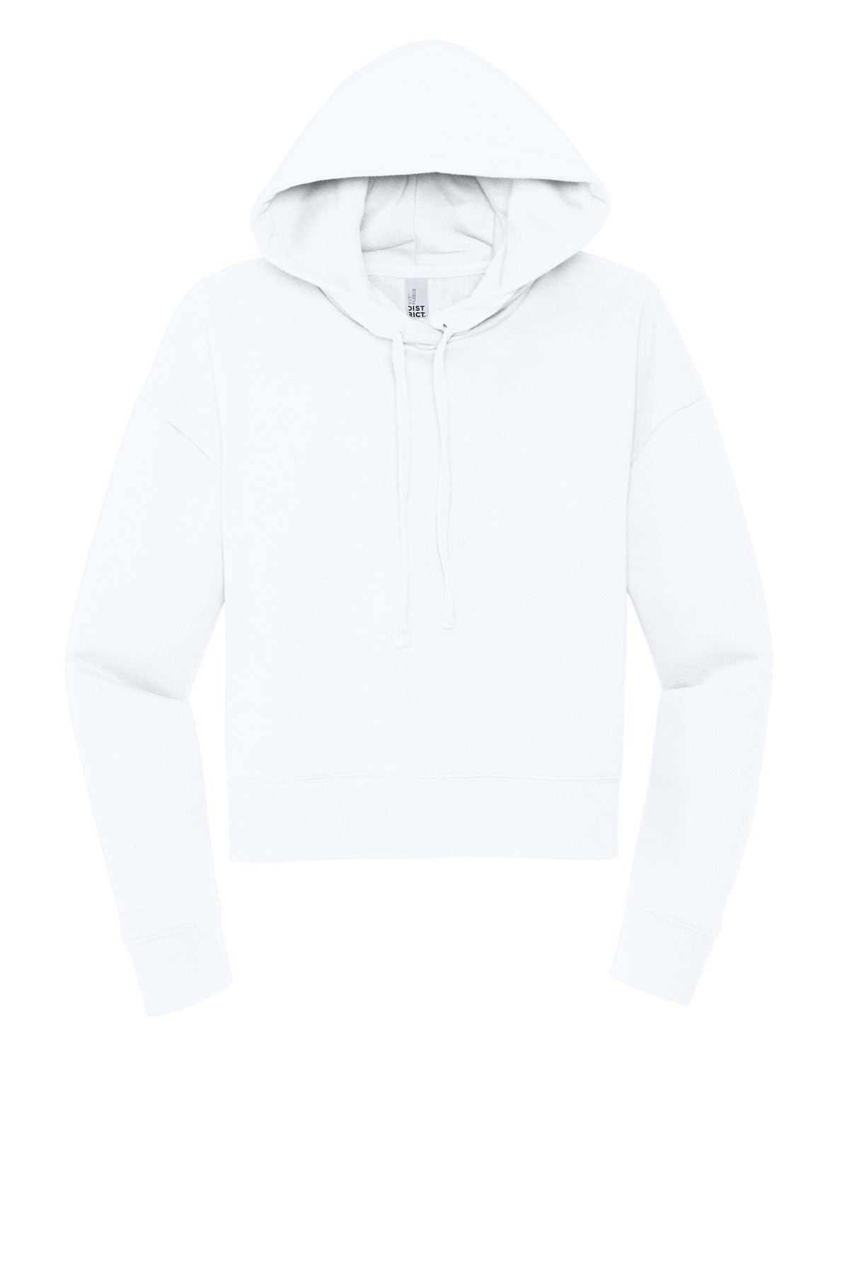 Front View of White District Women's V.I.T. Fleece Hoodie DT6101