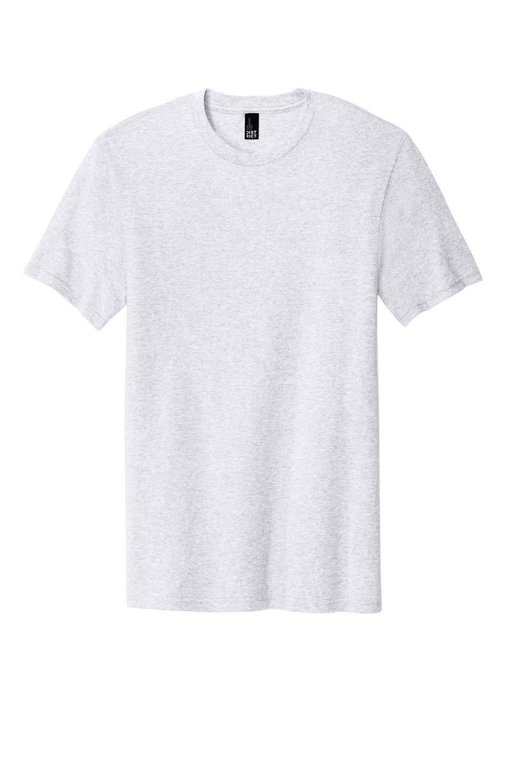 Front View of White Heather District The Concert Tee DT5000