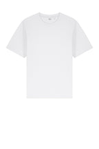 Front View of White Stanley/Stella Unisex Freestyler Heavyweight Tee SXU018