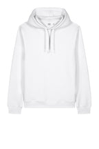 Front View of White Stanley/Stella Unisex Sounder Hooded Sweatshirt SXU012