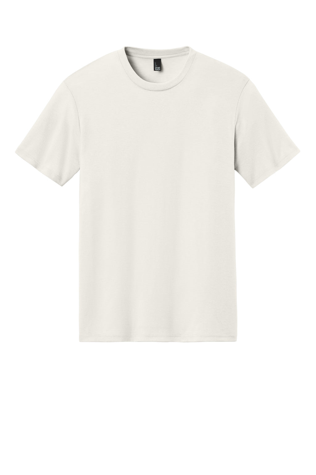 Front View of WhiteSmoke District Perfect Tri Tee. DM130