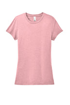 Front View of WstriaHthr District Women's Perfect Tri Tee. DM130L
