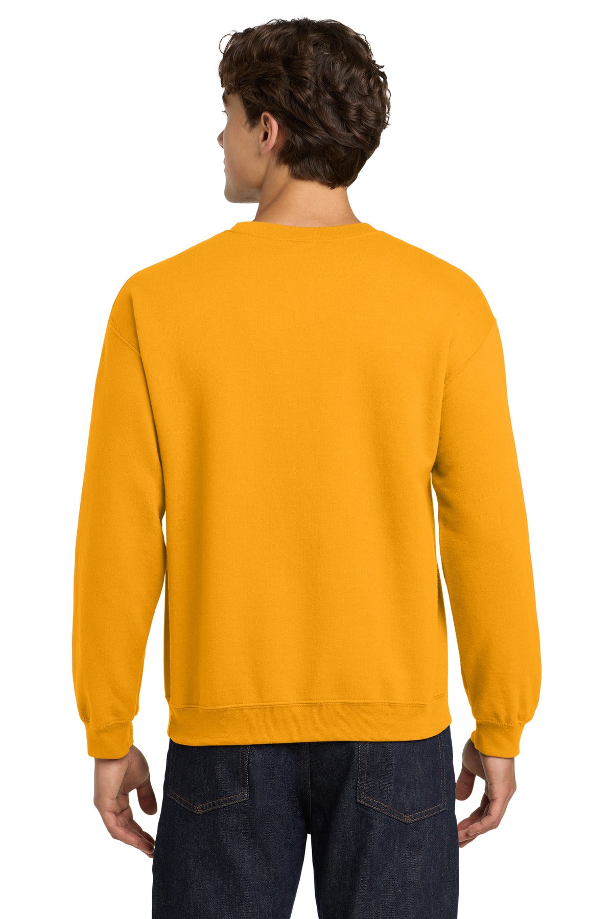 Gold Gildan Heavy Blend Crewneck Sweatshirt. 18000