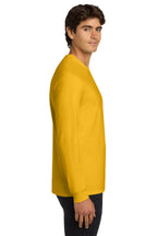 Gold Gildan - Ultra Cotton 100% US Cotton Long Sleeve T-Shirt. G2400