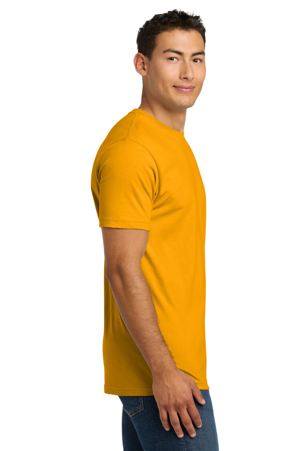 Gold Next Level Apparel Adult Cotton Tee. NL3600