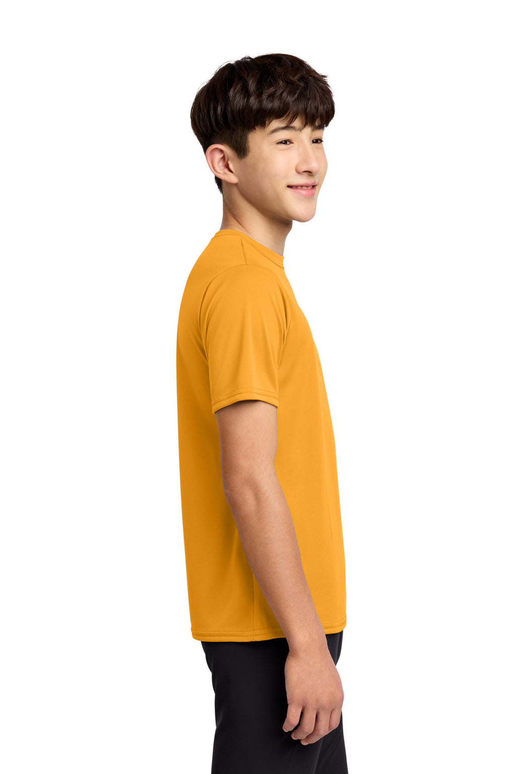 Gold Port & Co Youth Performance Tee. PC380Y