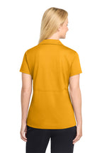 Gold Sport-Tek Women's Micropique Sport-Wick Polo. LST650