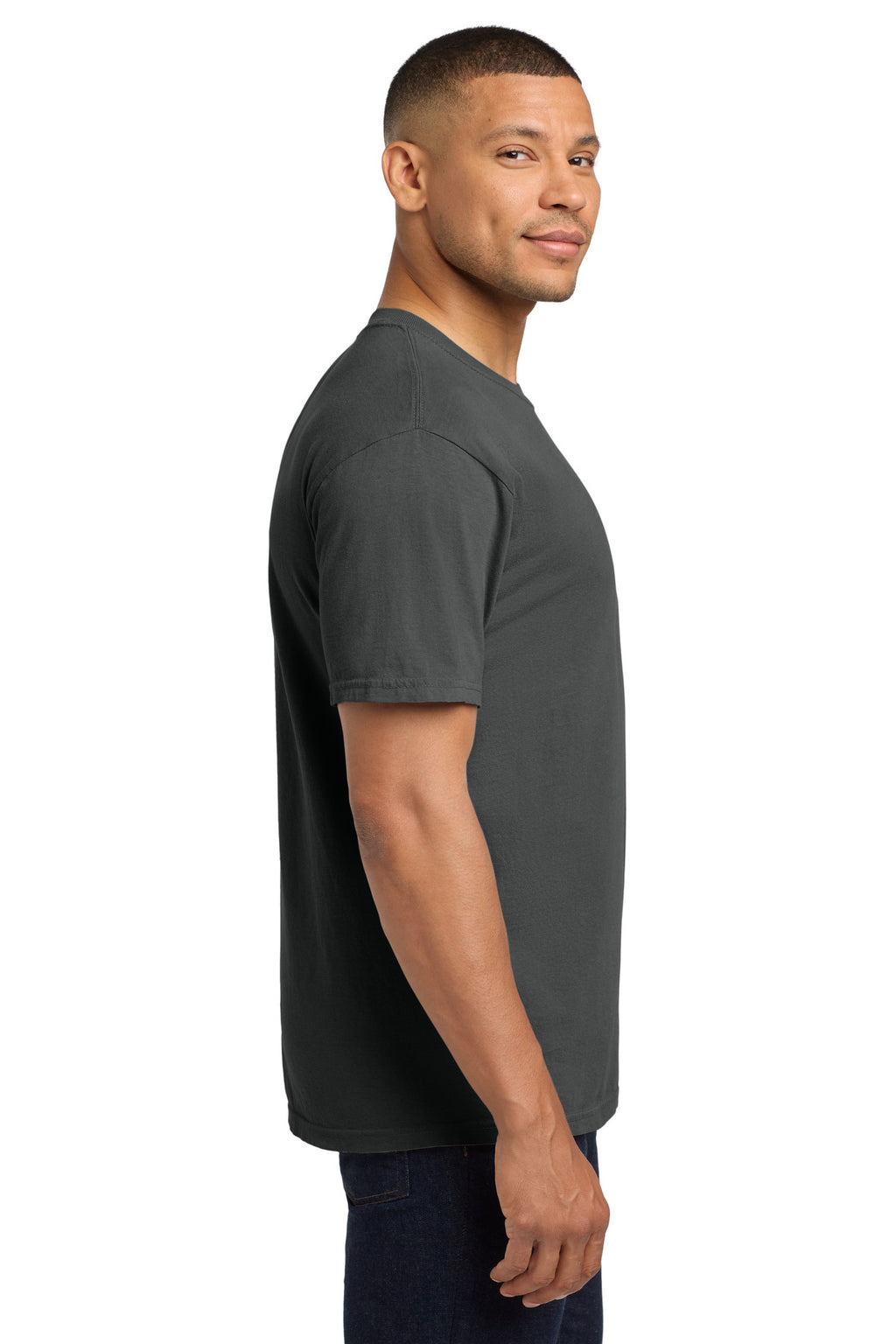 Graphite COMFORT COLORS Heavyweight Ring Spun Pocket Tee. 6030
