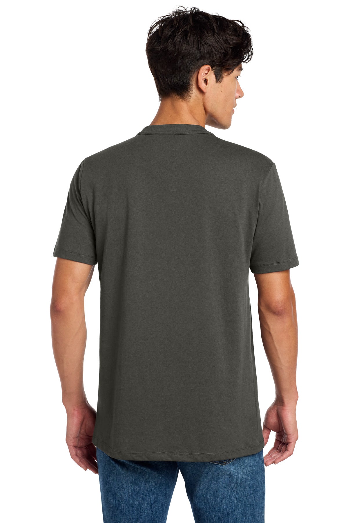 Graphite New Era Heritage Blend Crew Tee. NEA100