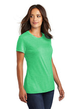 Green Frost District Women's Perfect Tri Tee. DM130L