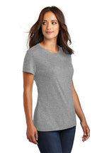 Grey Frost District Women's Perfect Tri Tee. DM130L