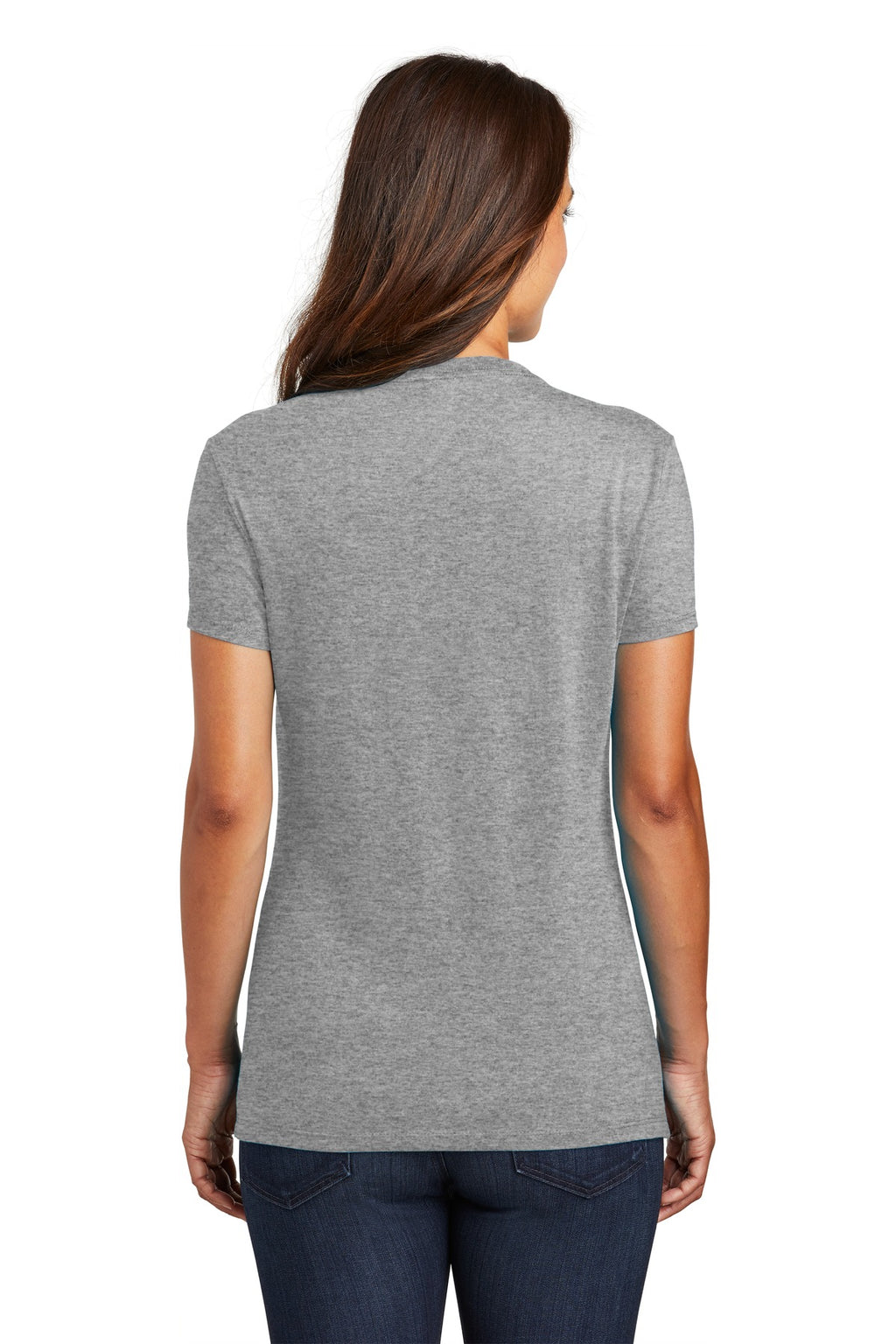 Grey Frost District Women's Perfect Tri Tee. DM130L