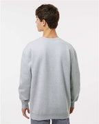 Grey Heather Heavyweight Crewneck Sweatshirt - IND3000