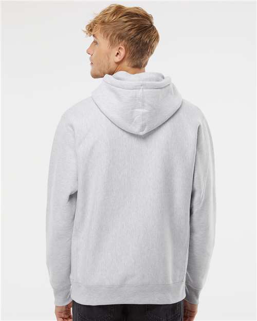Grey Heather Legend - Premium Heavyweight Cross-Grain Hooded Sweatshirt - IND5000P
