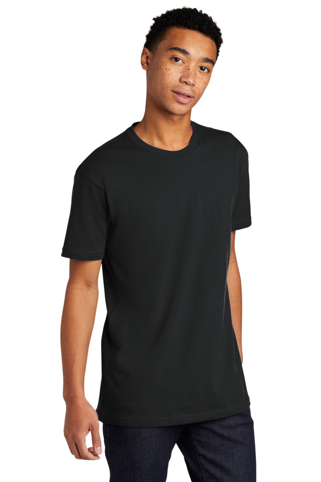 GrphBlack Next Level Apparel Adult Cotton Tee. NL3600