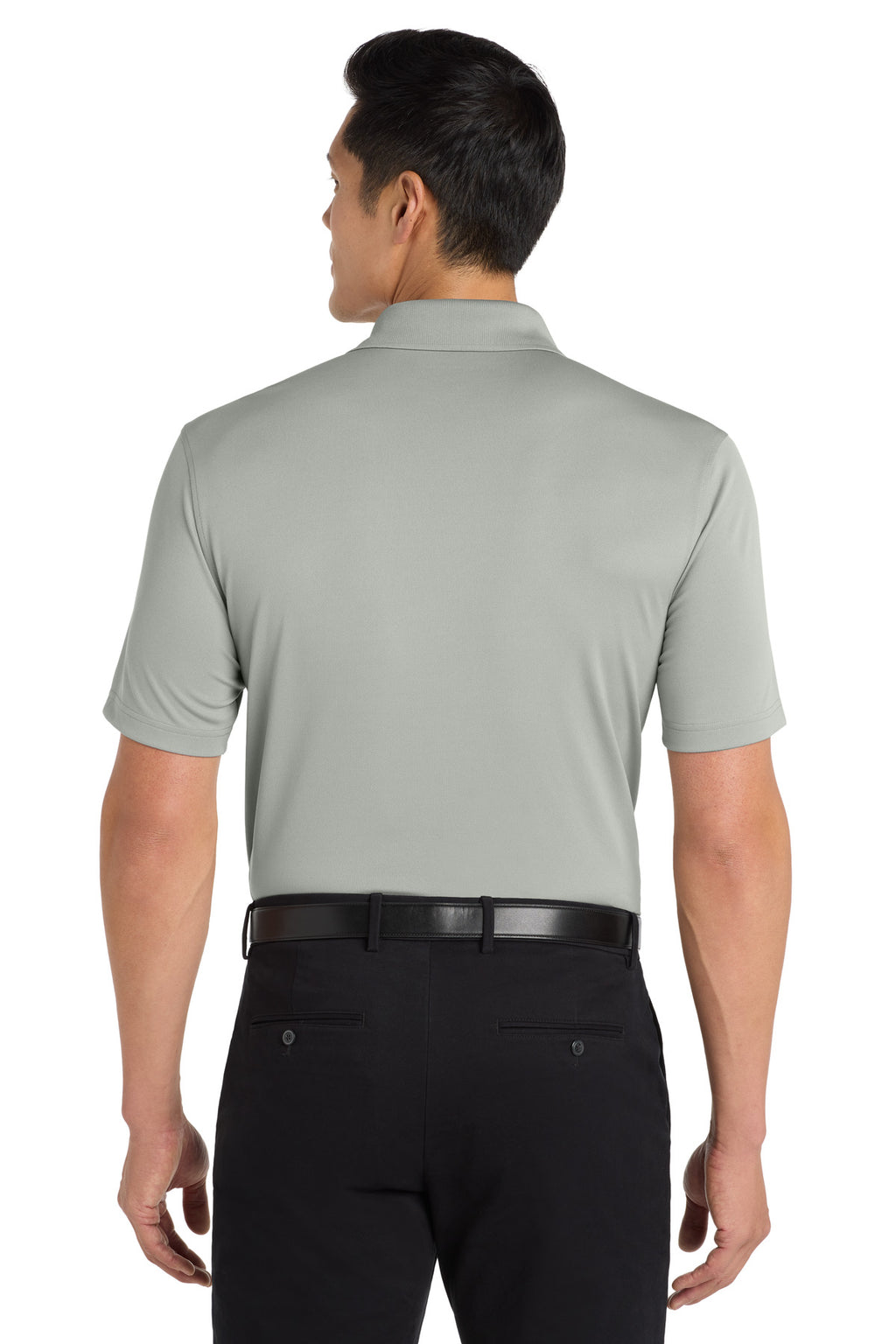 Gusty Grey Port Authority Dry Zone UV Micro-Mesh Polo. K110