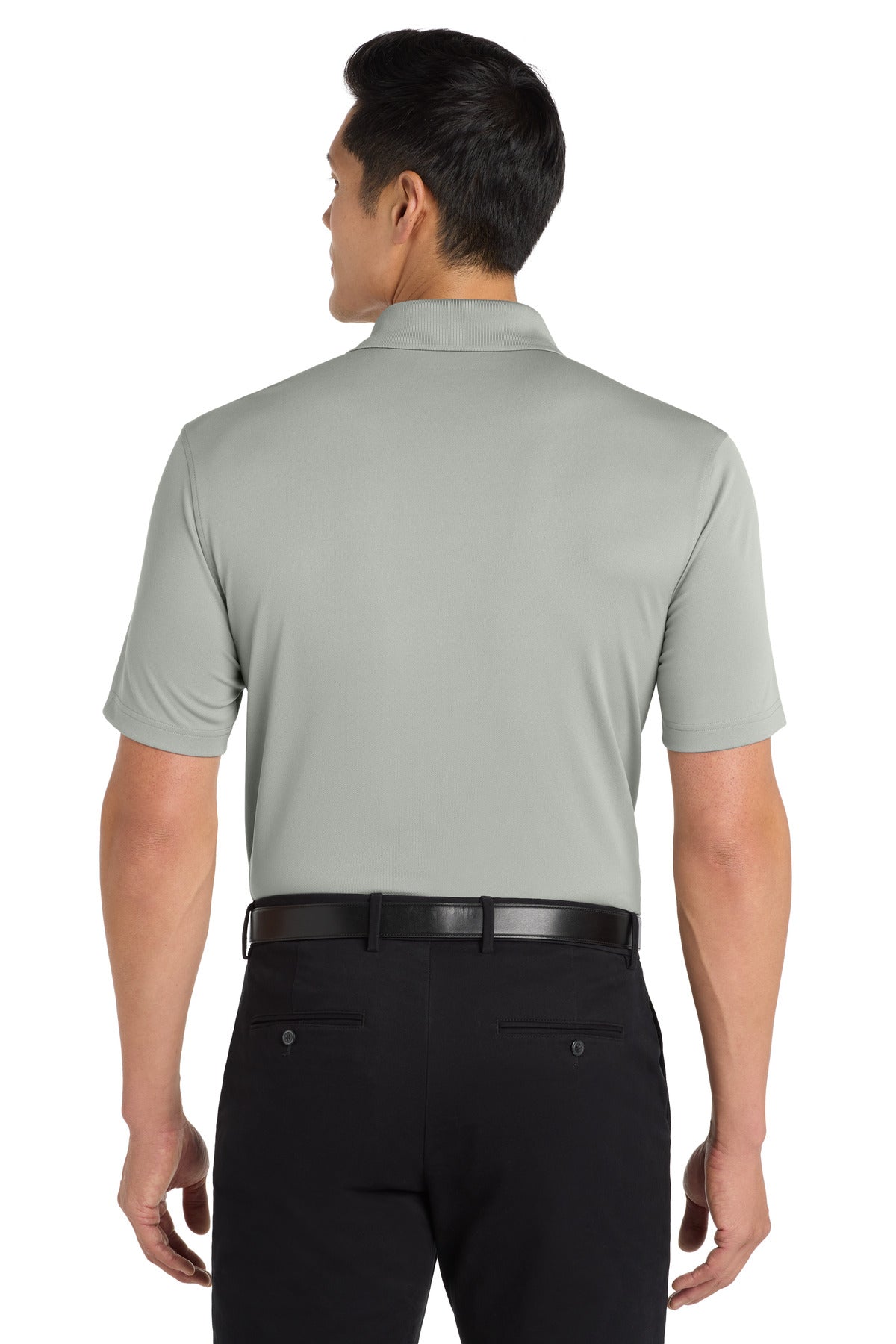 Gusty Grey Port Authority Dry Zone UV Micro-Mesh Polo. K110