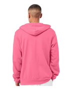 Heather Charity Pink Sponge Fleece Full-Zip Hoodie - 3739