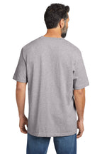 Heather Grey Carhartt Workwear Pocket Short Sleeve T-Shirt. CTK87