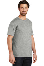 Heather Steel District Perfect Weight Tee. DT104