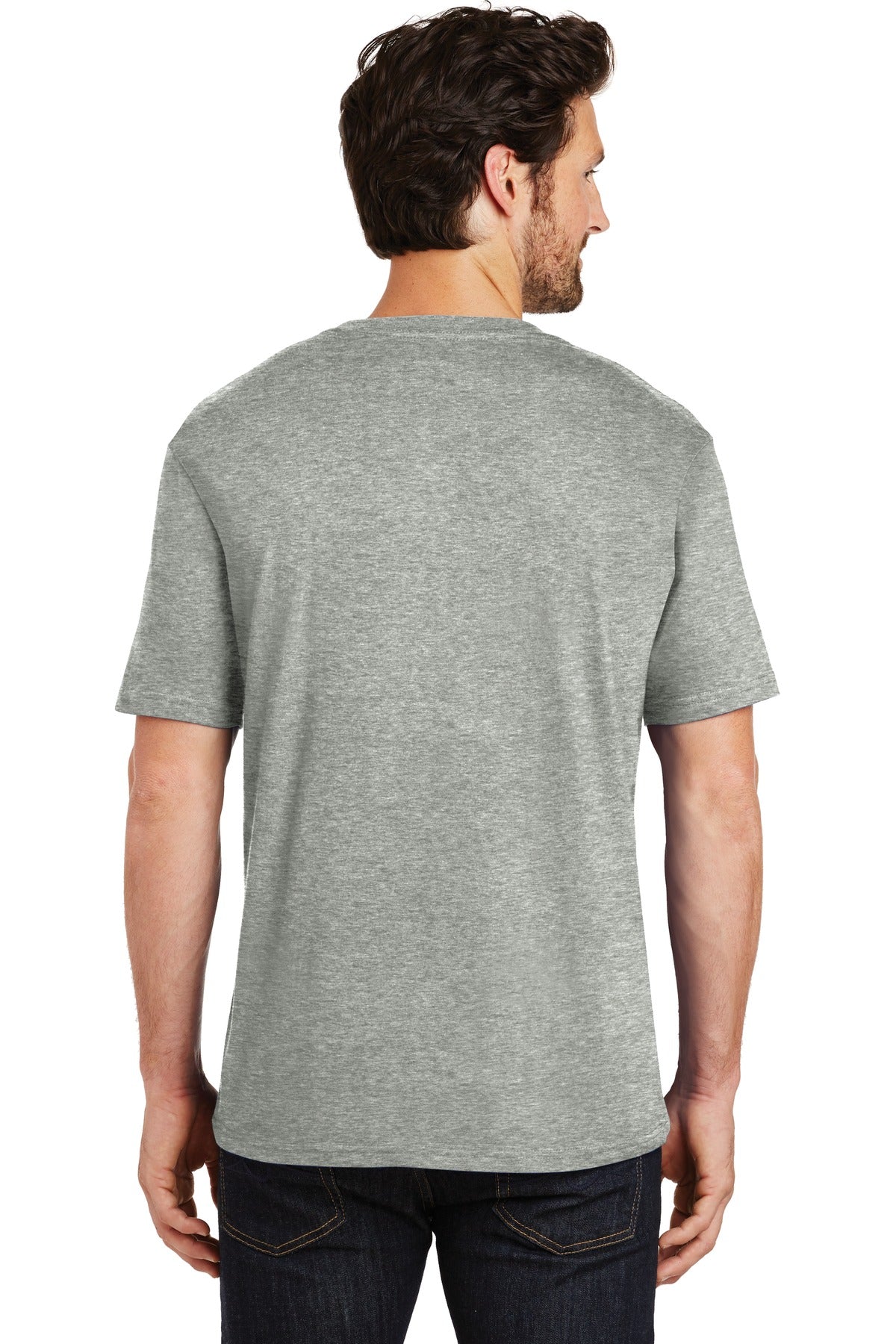 Heather Steel District Perfect Weight Tee. DT104