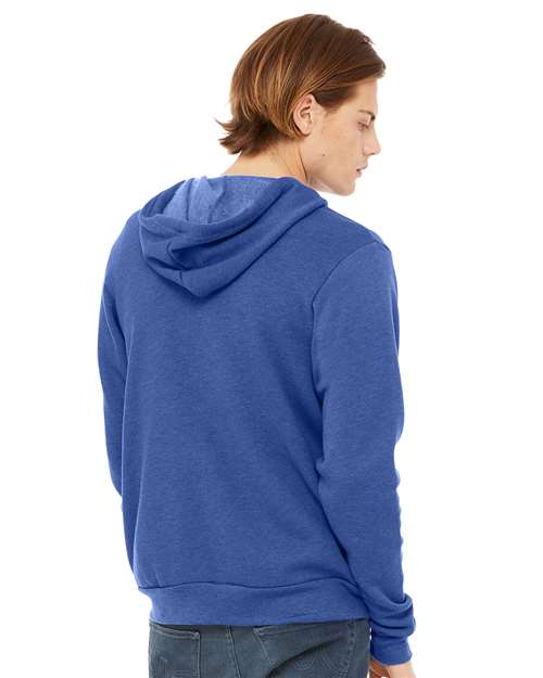 Heather True Royal Sponge Fleece Full-Zip Hoodie - 3739