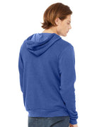Heather True Royal Sponge Fleece Full-Zip Hoodie - 3739