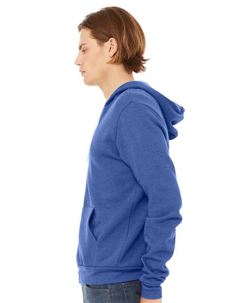 Heather True Royal Sponge Fleece Full-Zip Hoodie - 3739