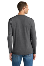 Heathered Char District Very Important Tee Long Sleeve. DT6200