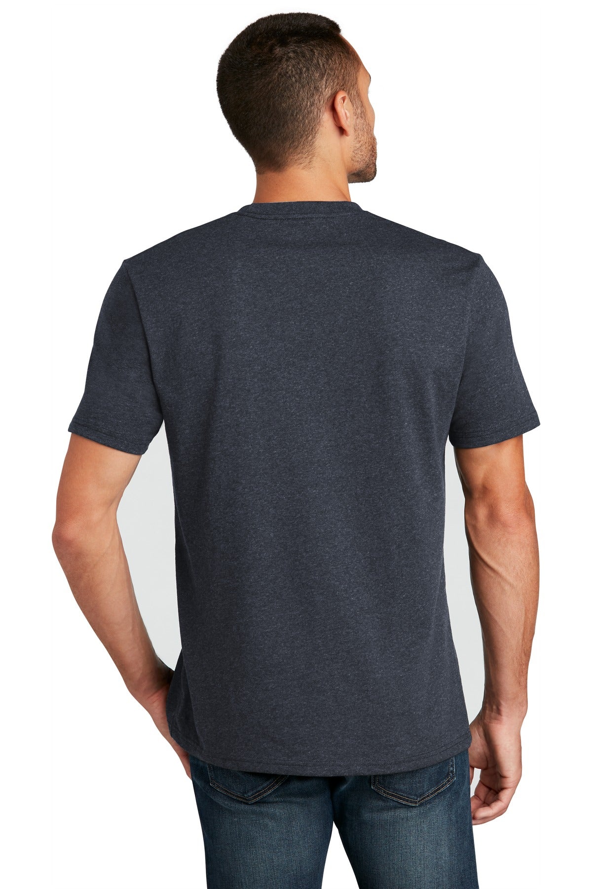 Heathered Navy District Re-Tee DT8000