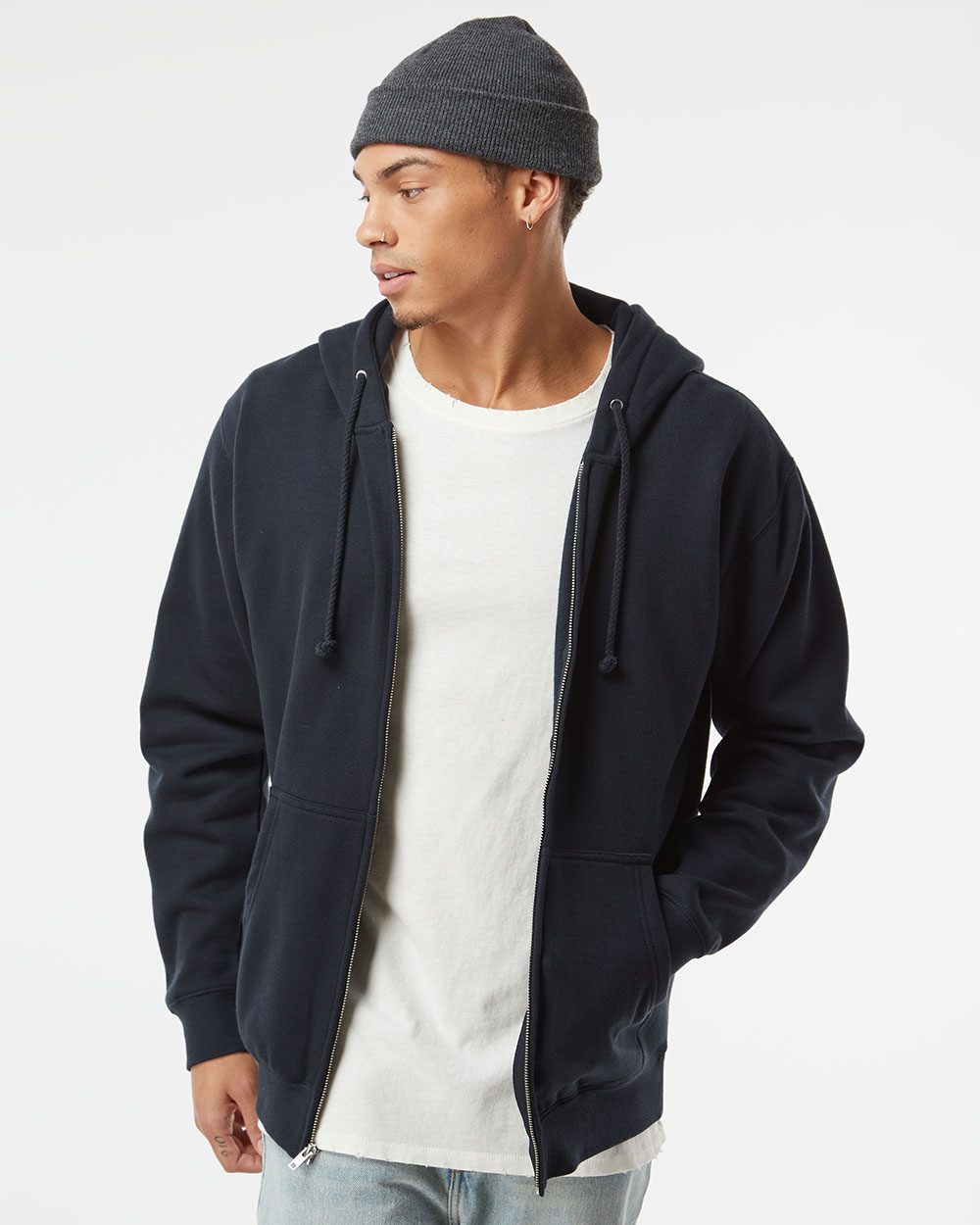 Heavyweight Full-Zip Hooded Sweatshirt - IND4000Z  grouped