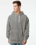 Houndstooth Heavyweight Hooded Sweatshirt - IND4000