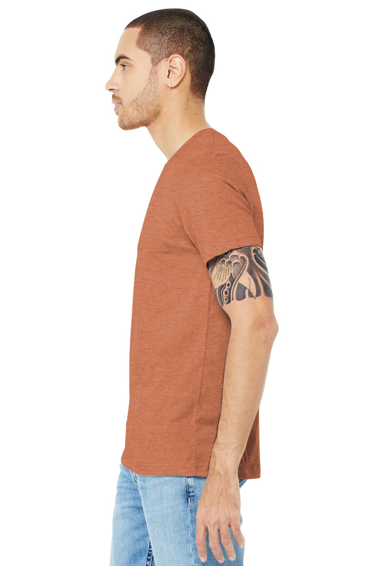 Ht Autumn BELLA+CANVAS Unisex Heather CVC Short Sleeve Tee. BC3001CVC